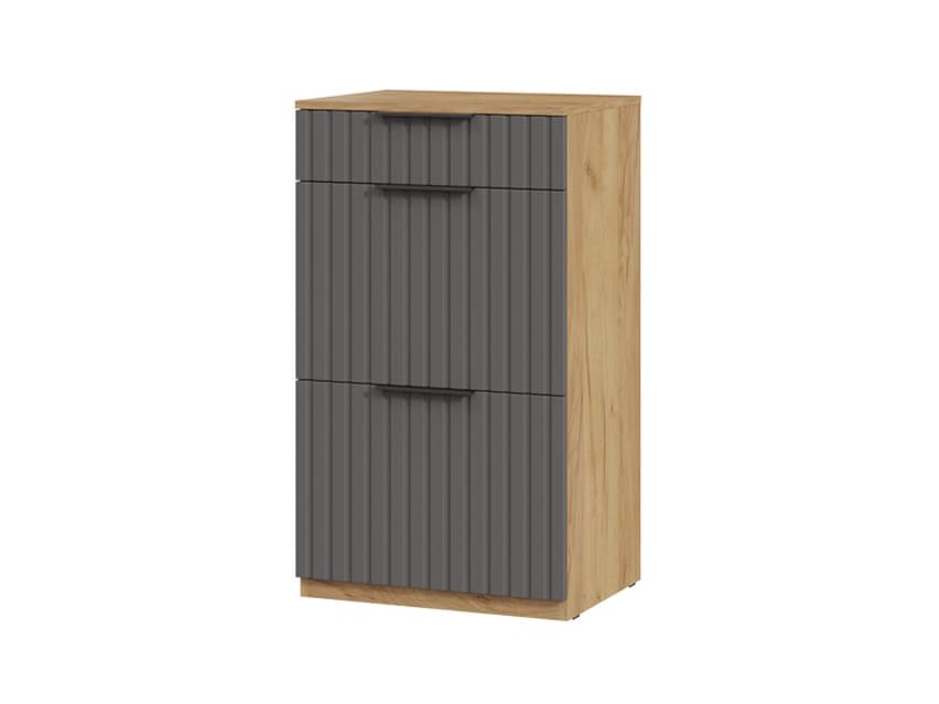 ХИЛТОН (Дуб Крафт золотой/Графит матовый)