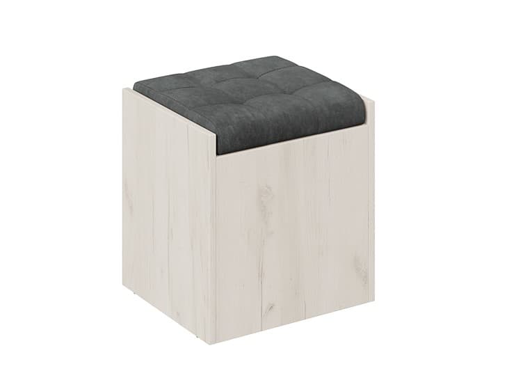 ФОРЕСТ (дуб крафт белый/велюр серый)