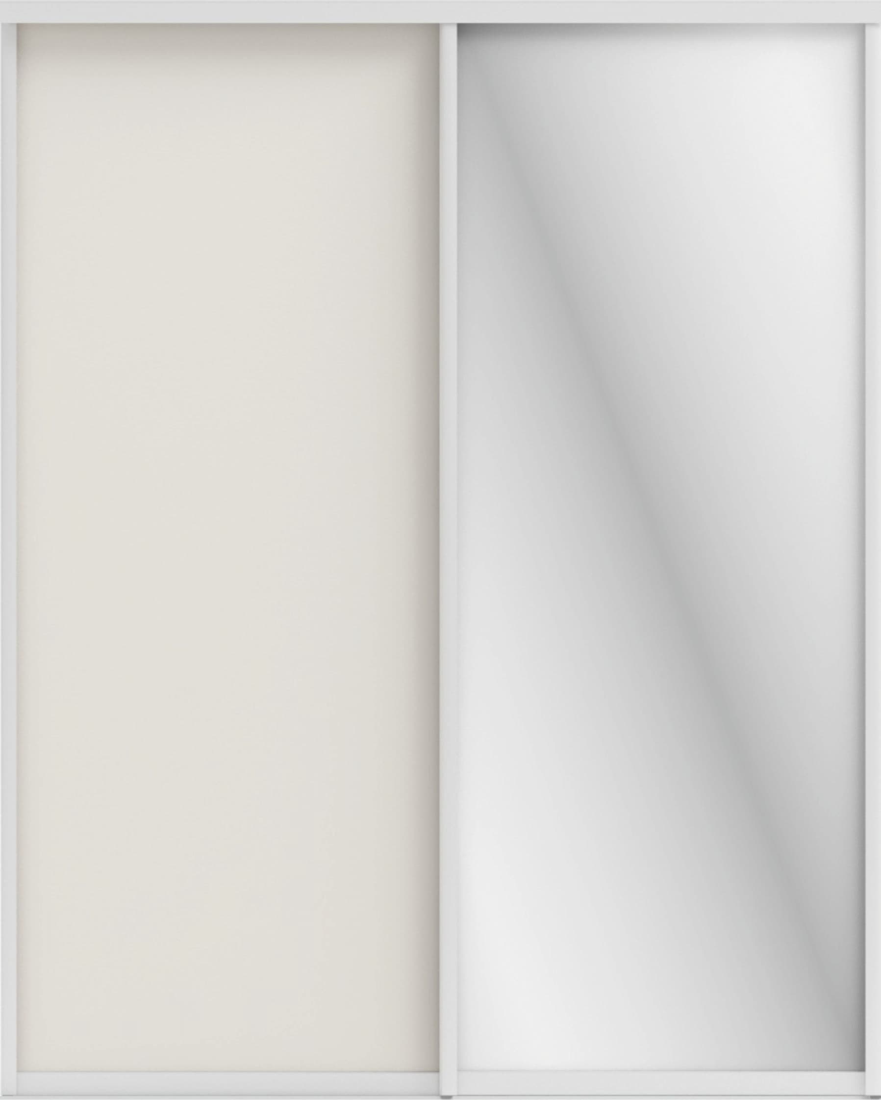 ОРИОН (ЗЕРКАЛО/ЛДСП) (тэффи (легкий шелк)/профиль С хром)