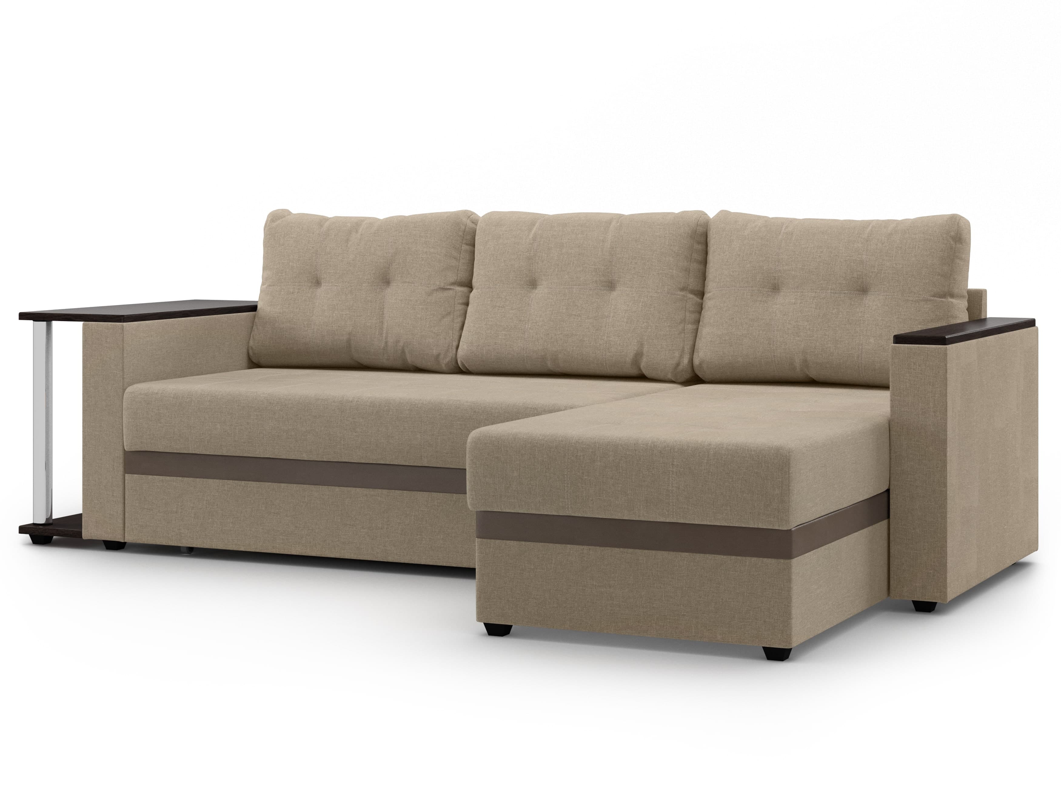 АТЛАНТА (бежевый (Savana Camel)/коричневый (ECOstile Chocolate))