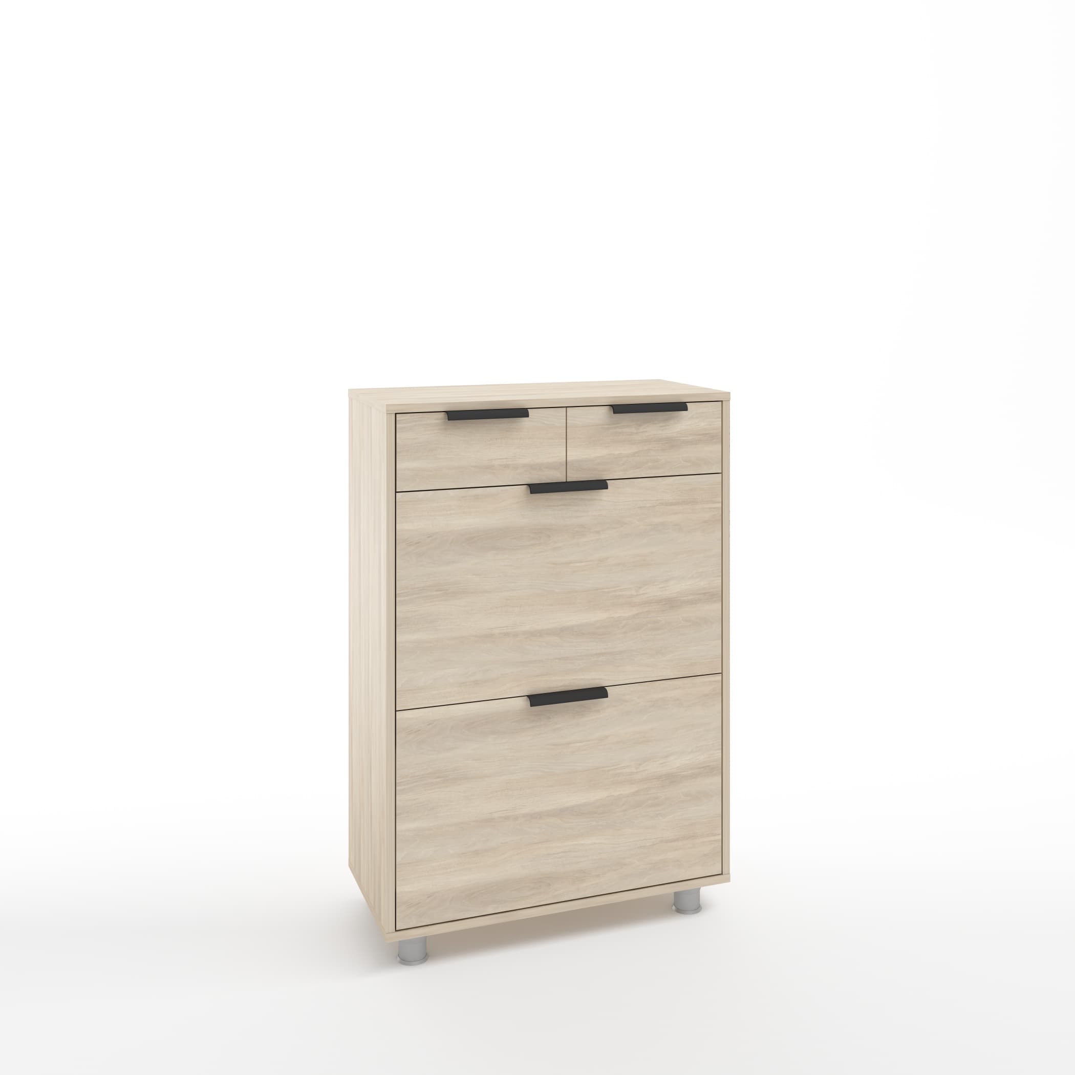 ТУМБА ПОД ОБУВЬ (АРТ. ТО-2М) (700*330*1024ММ) (либерти/наполнение графит/ ручка СА-6, цвет - черный)