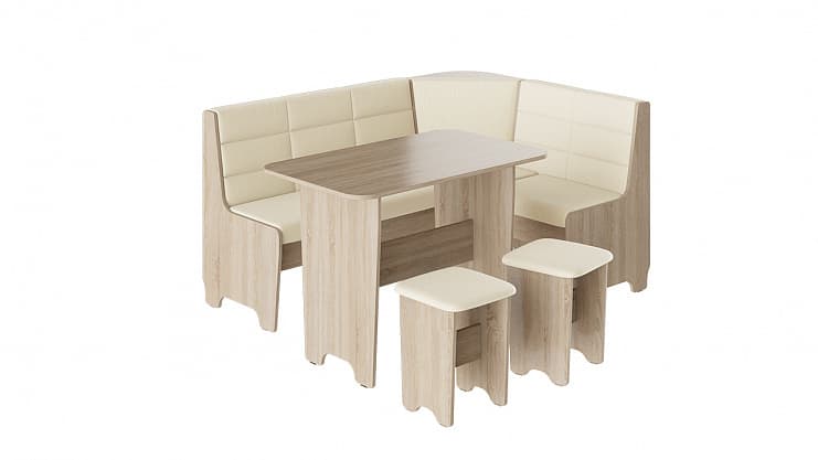 ТЕХАС (каркас дуб сонома/кашемир крем (тип 2))