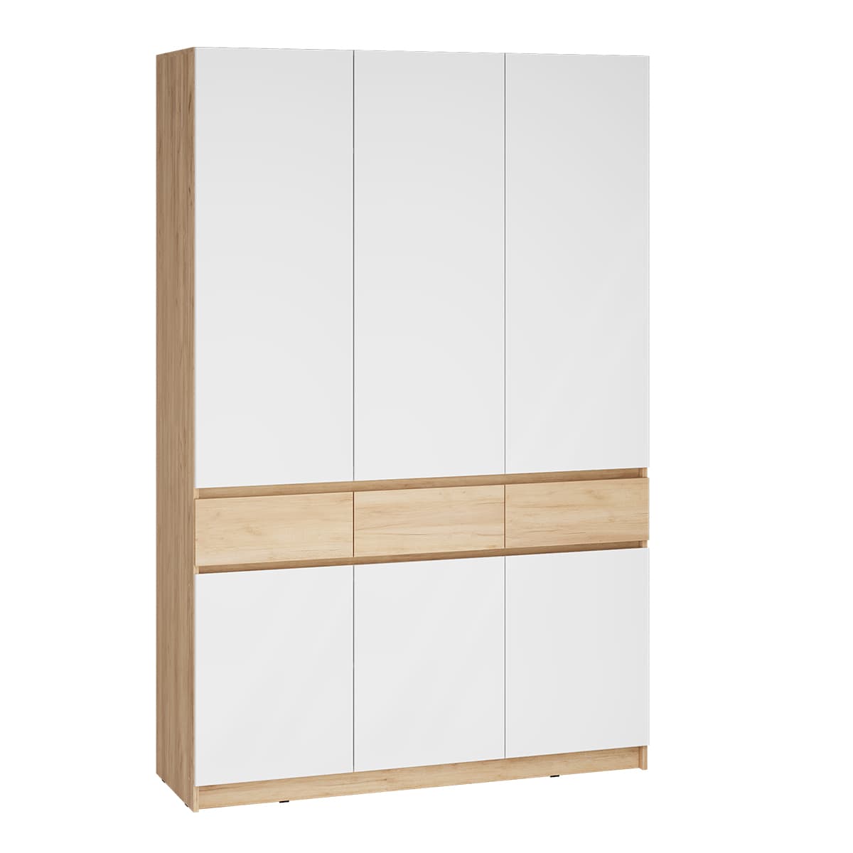 СТОУБИ (дуб крафт золотой/глянец белый)