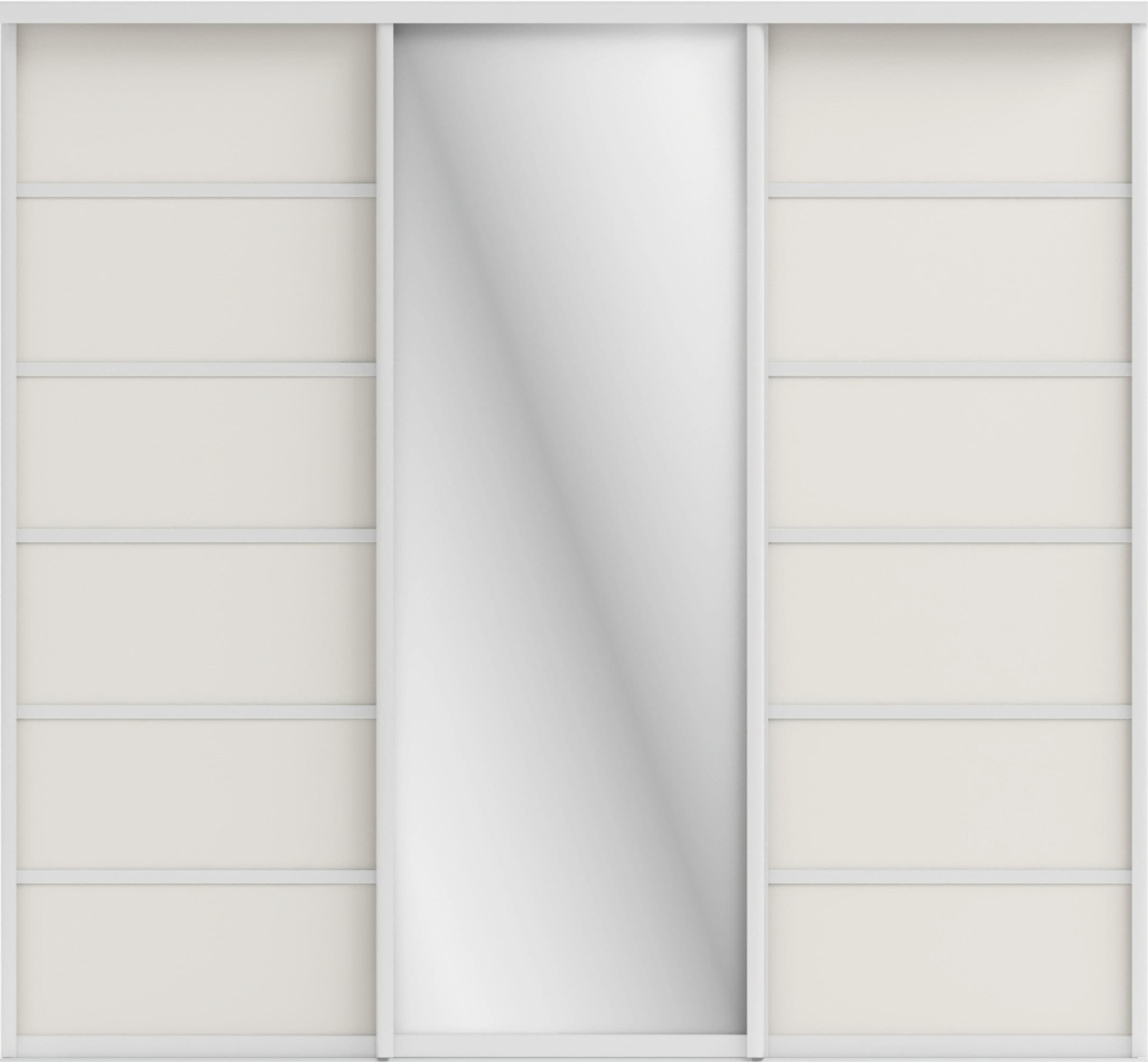 СТИВ (ЗЕРКАЛО/ЛДСП) (тэффи/профиль С хром)