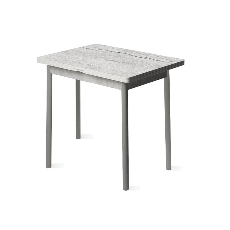 ДУЭТ СОР-4 (столешница: Дуб канадский/ каркас: Алюминий RAL 9006)