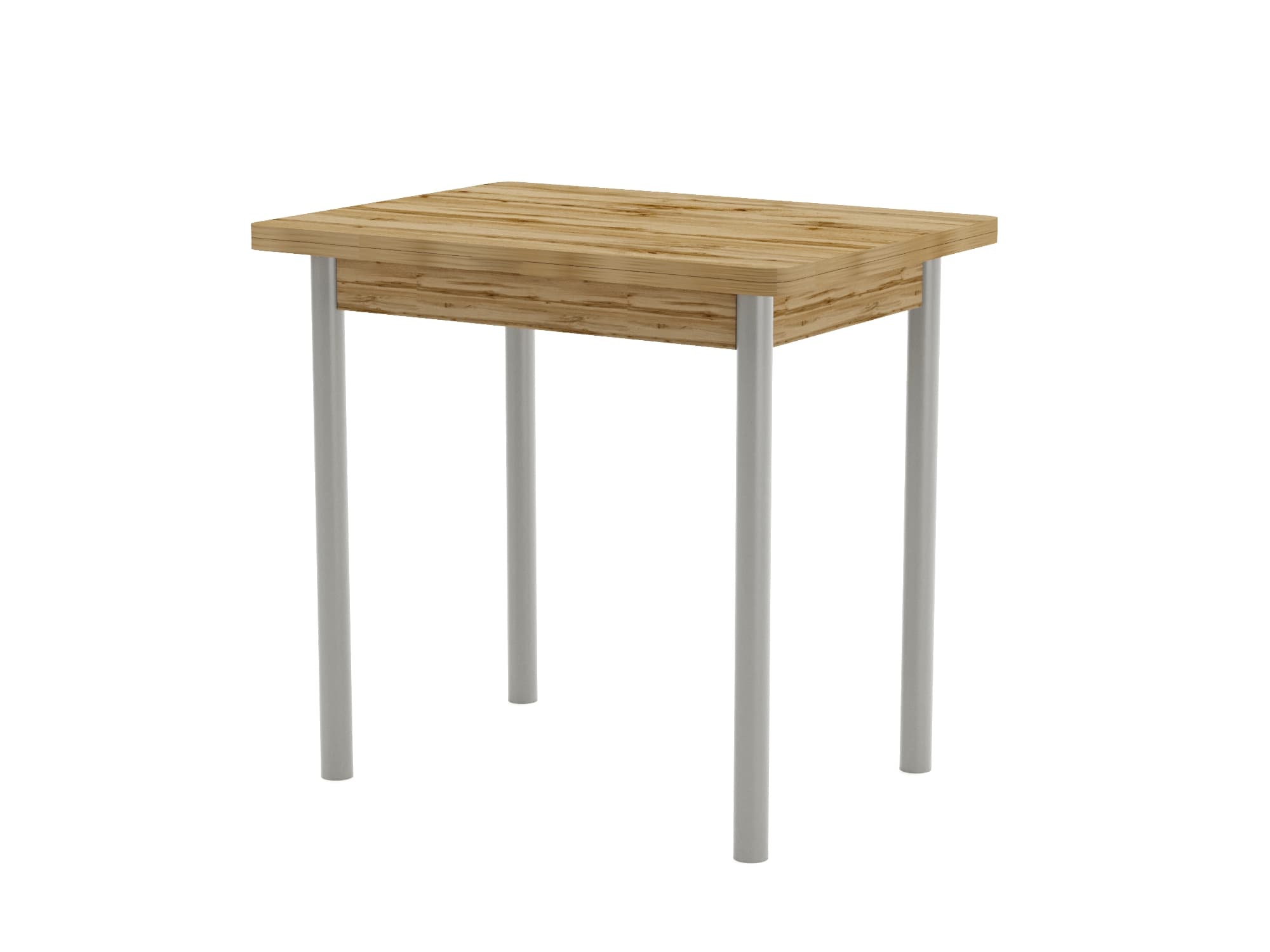 ДУЭТ СОР-4 (столешница: Дуб вотан/ каркас: Алюминий RAL 9006)