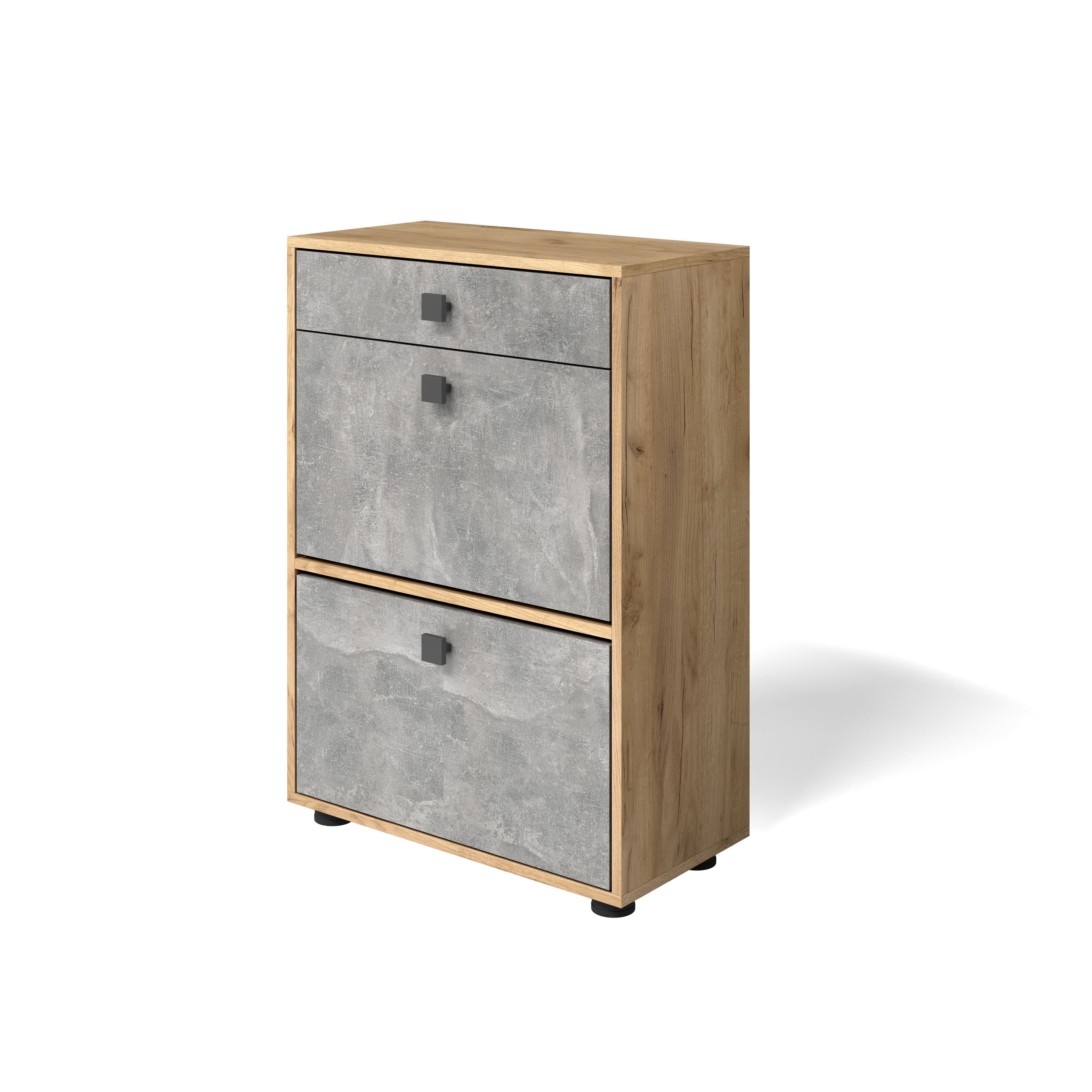 МИНИ (Дуб золотой крафт/ателье светлый (бетон))