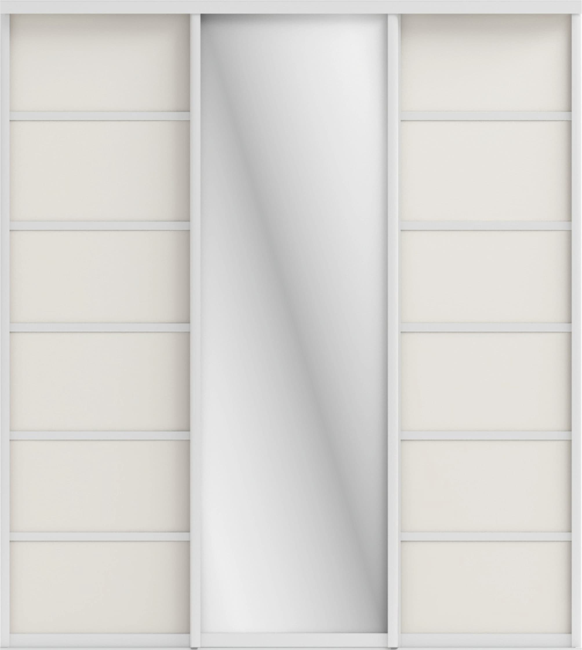 СТИВ (ЗЕРКАЛО/ЛДСП) (тэффи/профиль С хром)