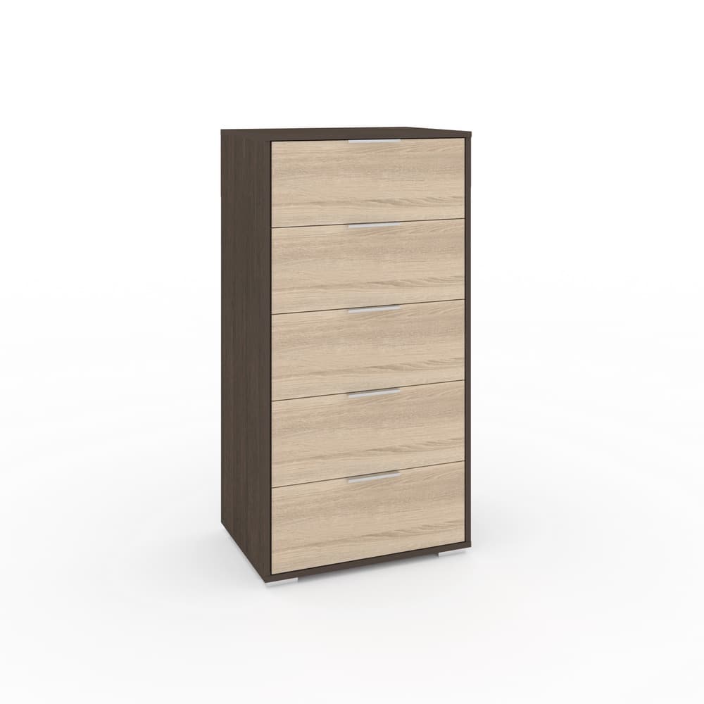 ЛАРС-5 (венге темный/дуб сонома, ручка СА-1, цвет - металлик)