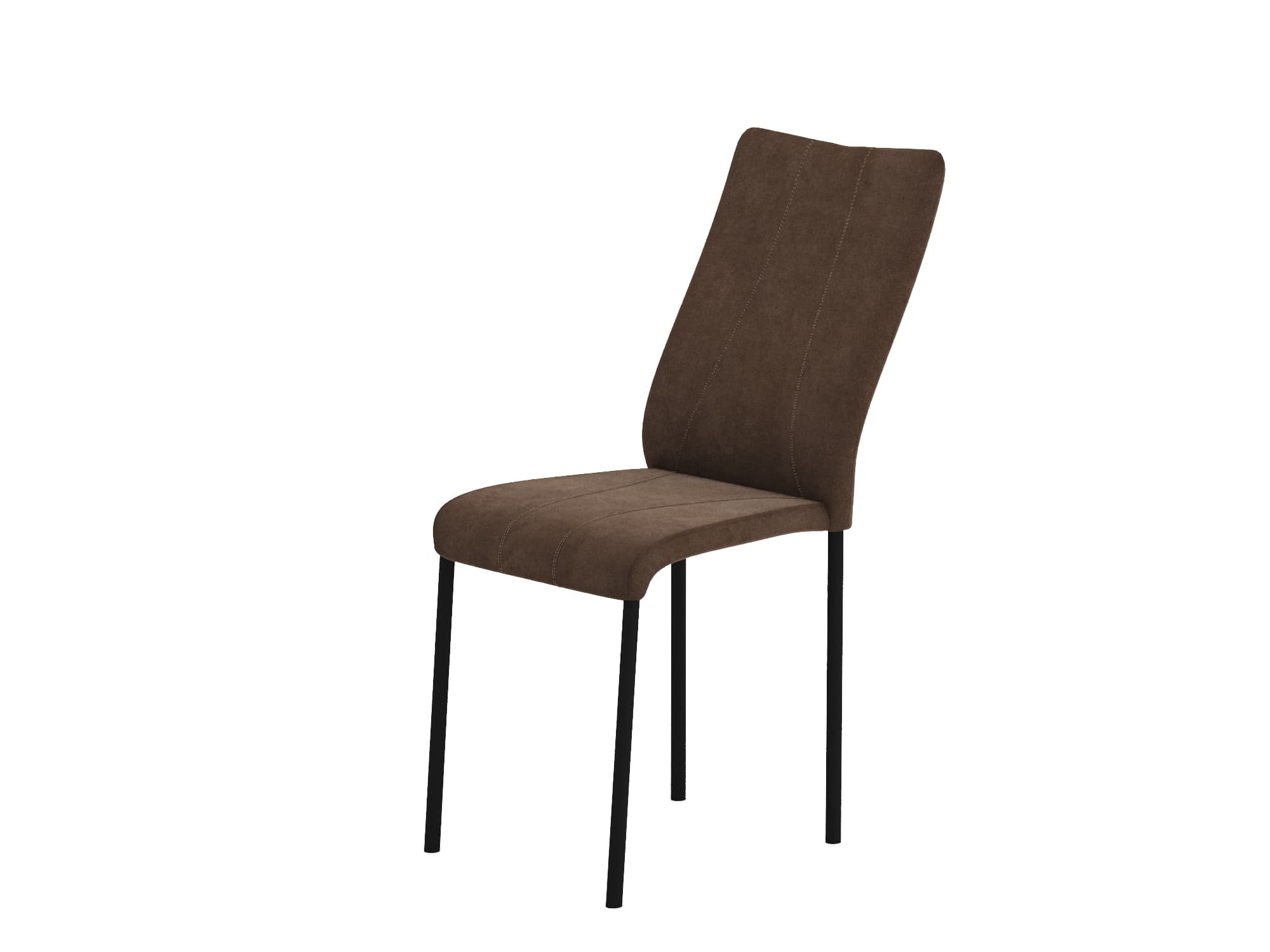 ПРАЙМ.1 (цвет: Текстиль DREAM Chocolate (коричневый)/ каркас: черный муар матовый)