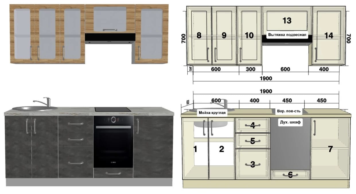 ЛОФТ (ДУБ ЦИКОРИЙ/БЕТОН ТЕМНЫЙ), Распродажа - фото 1