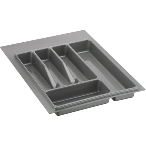 Лоток в ящик 400, (300-340)*(380-490) мм (ЕСО серый металл) - фото 2