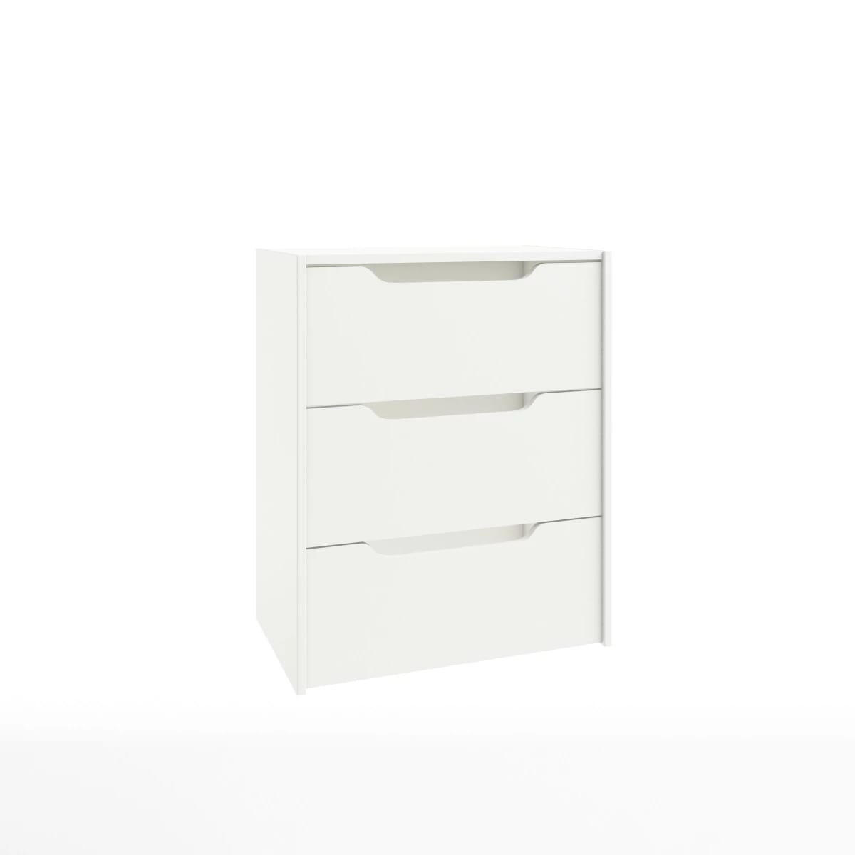 БЛОК ЯЩИКОВ ДЛЯ СЕКЦИИ 568*354 ММ (3 ЯЩ.) РАСКОМПЛЕКТ (450) (белый шагрень) - фото 2