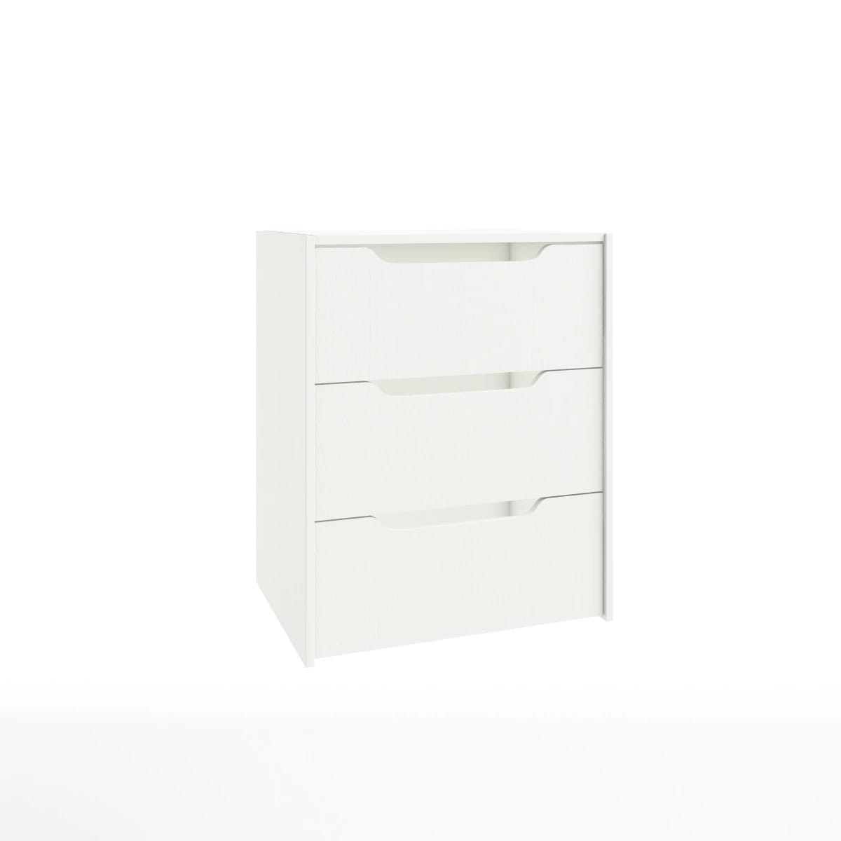 БЛОК ЯЩИКОВ ДЛЯ СЕКЦИИ 768*439 ММ (3 ЯЩ.) РАСКОМПЛЕКТ (600) (белый шагрень) - фото 2