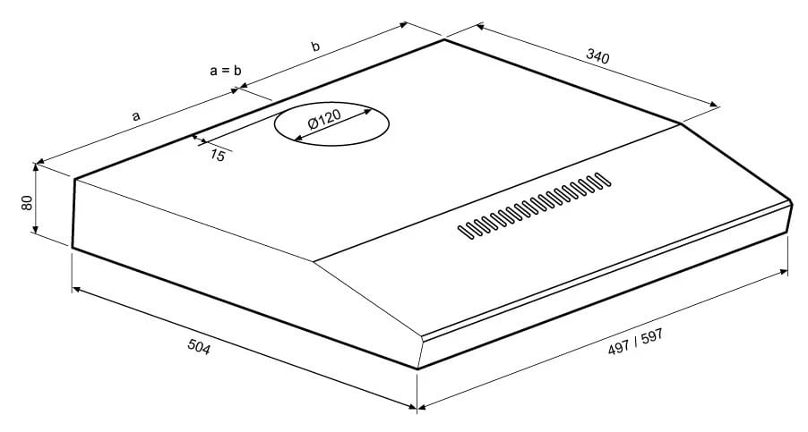 KRONA JESSICA SLIM 600 WHITE PUSH BUTTON, норма - фото 2