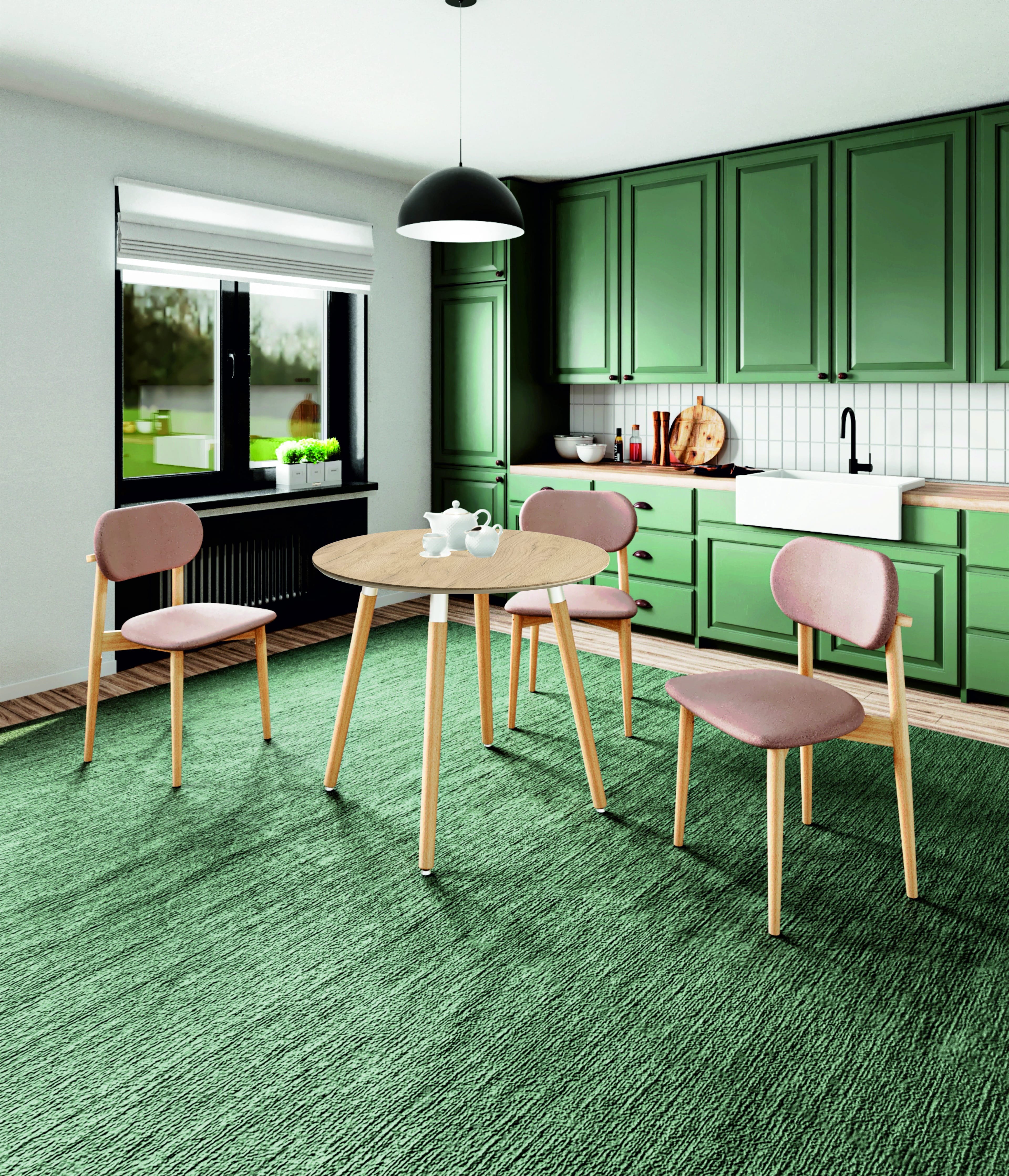 АМАДЕО-2/САНТЪЯГО (белый матовый / металл белый / светлое дерево) - фото 3