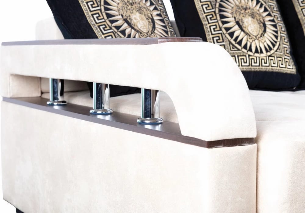 МОНИКА (Ультра бейдж (Ultra beige)  / Ультра бейдж (Ultra beige)  / ЛДСП (Москва) дуб седой) - фото 3