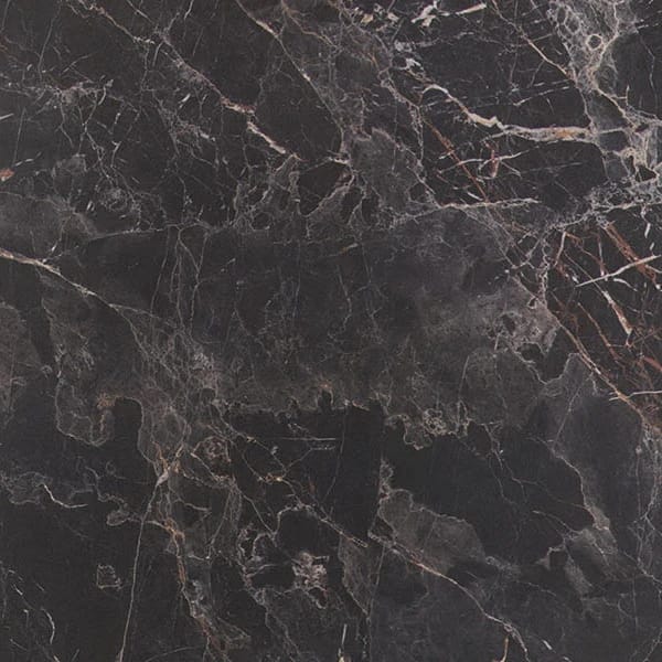 КРОМКА С КЛЕЕМ 3000Х50 (Мрамор марквина черный глянец, №3030/1) - фото 1