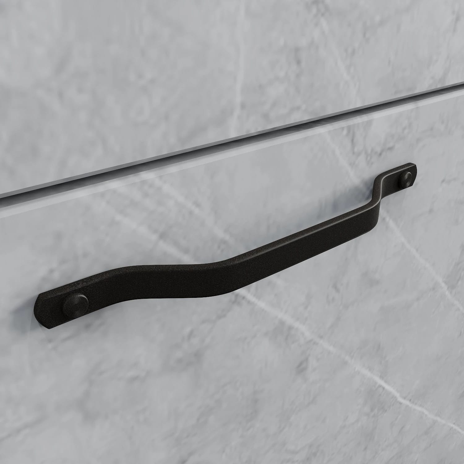 РУЧКА-СКОБА LS 043 ЧЕРНЫЙ МАТОВЫЙ (ПЕРО ОАЗИС/ВИЖН) - фото 2