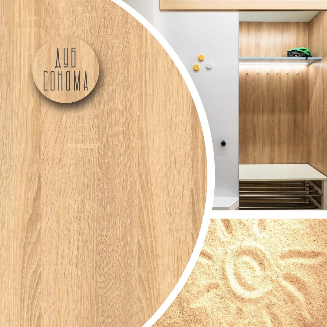 ЛДСП ДУБ СОНОМА 10ММ T ДРЕВЕСНЫЕ ПОРЫ (КЛАССИКА) 2750*1830, норма - фото 2