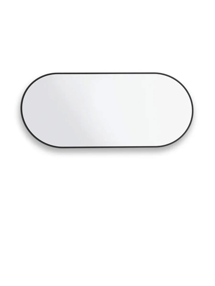 ЗЕРКАЛО НАВЕСНОЕ Z-16 1100Х500 ММ С ЧЕРНОЙ РАМКОЙ И ПОДСВЕТКОЙ, норма - фото 1