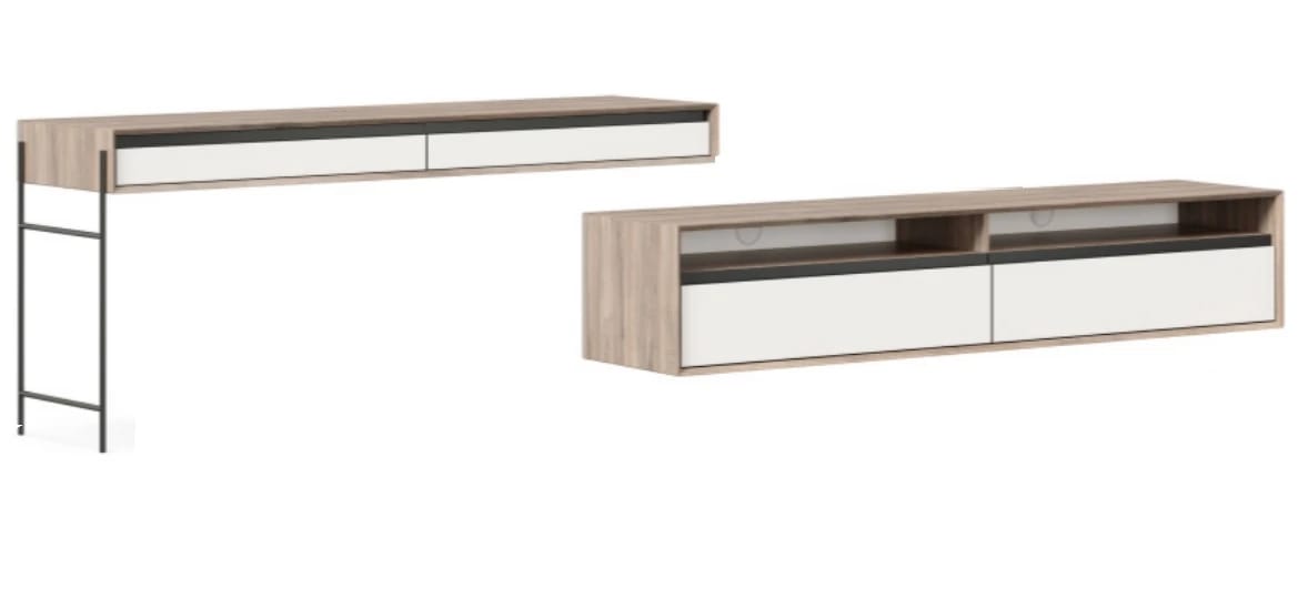 ЭЛЕКТРА (Вяз дымчатый/Белый) - фото 1