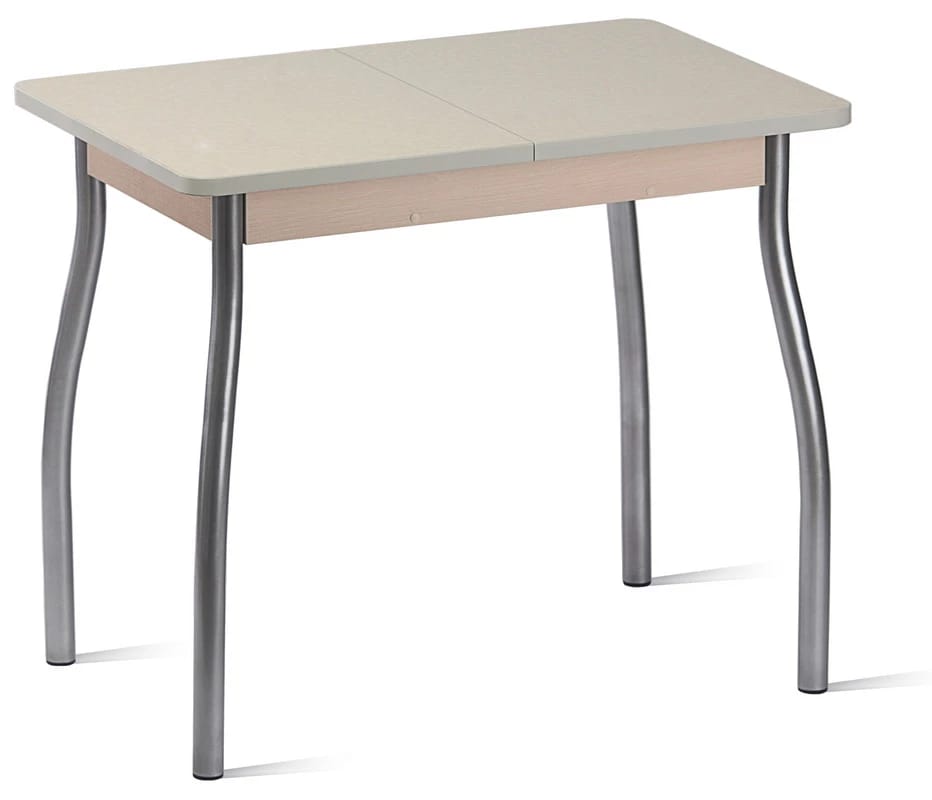 ОРИОН.4 (столешница: Пластик Серый камень/каркас: алюминий (светло-серый)) - фото 2