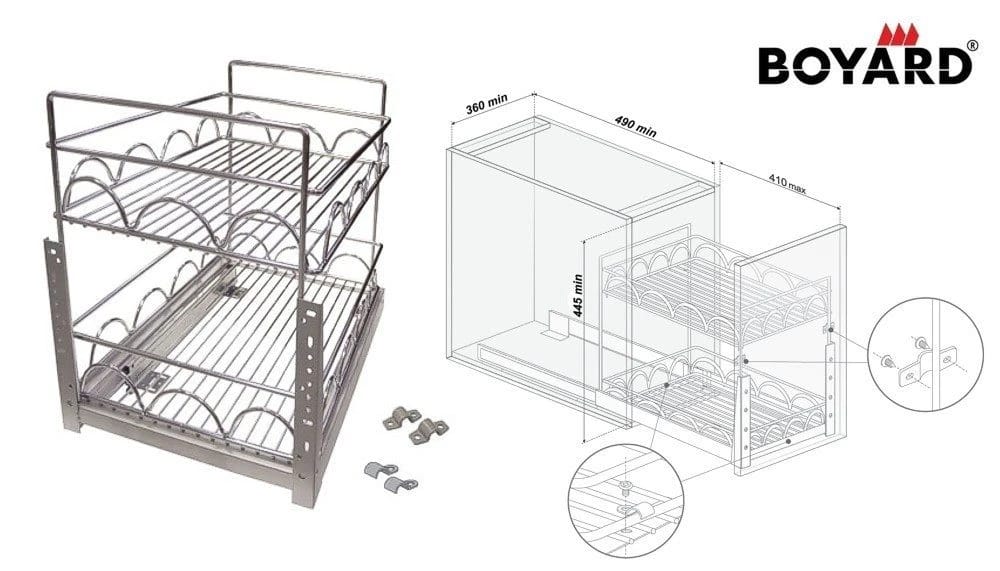 Корзина KR18/2/1/400, норма - фото 1