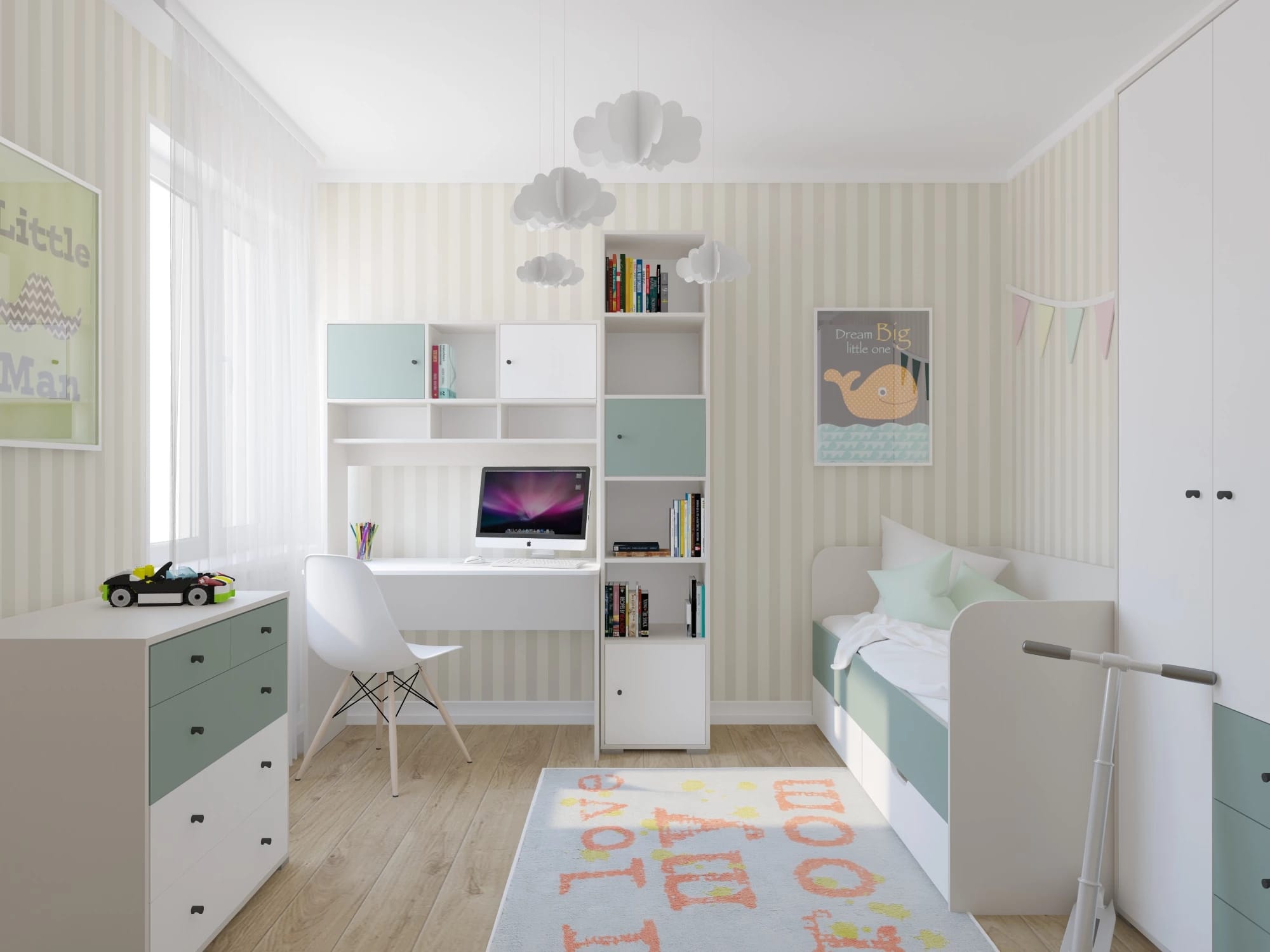 ДЖУНИОР (тэффи (легкий шелк)/муссон/белый шагрень) - фото 6