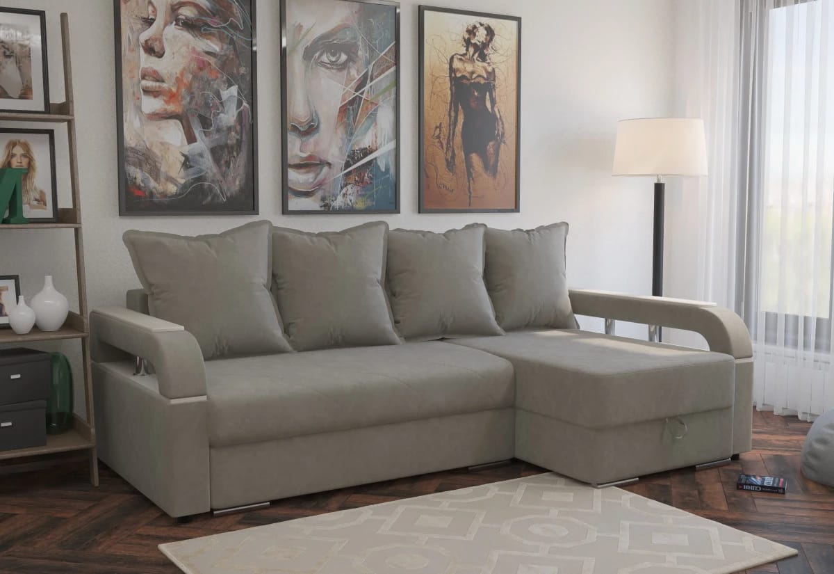 МОНИКА (Дакота 4 (Dakota 4)  / Дакота 4 (Dakota 4)  / ЛДСП (Москва) липа оливьера) - фото 4