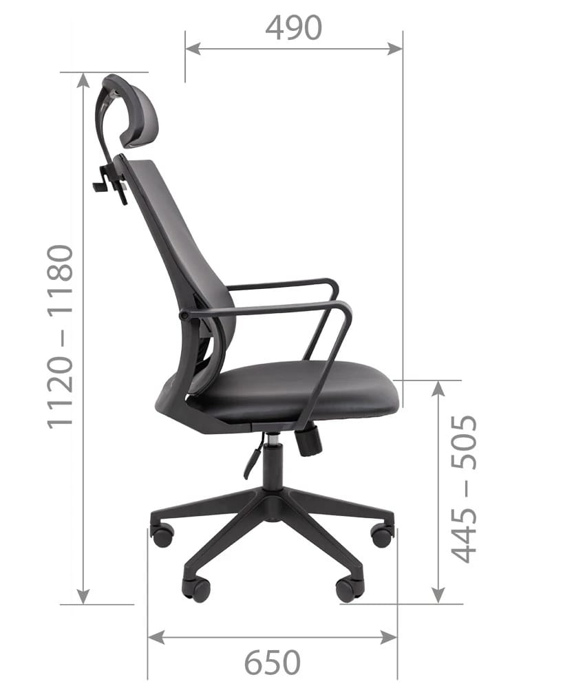 CHAIRMAN 545 ЭКО (экокожа коричневая) - фото 6