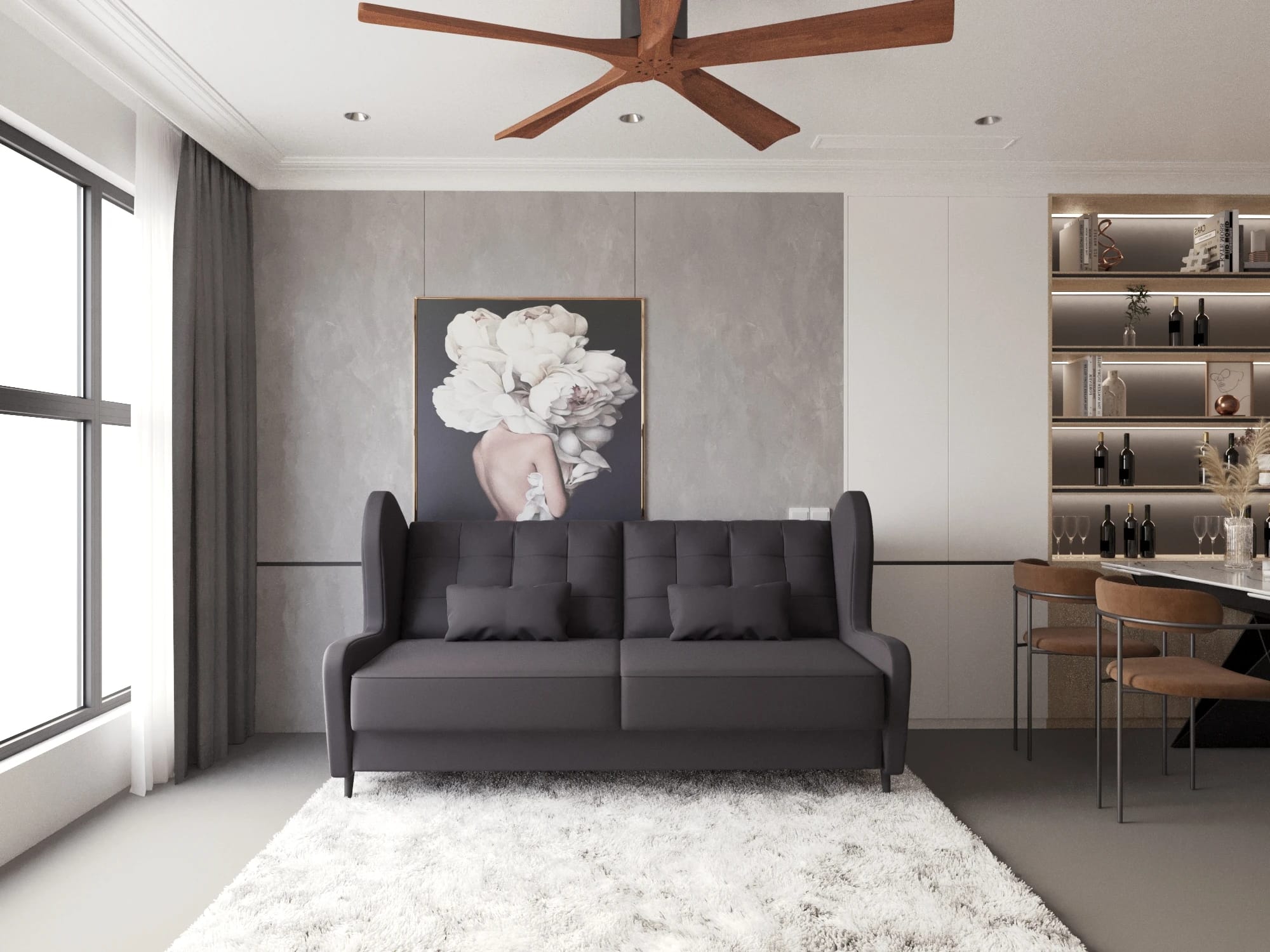 МОНТИ (Прима дарк грей  (Prima dark grey)  / Прима дарк грей  (Prima dark grey)) - фото 4