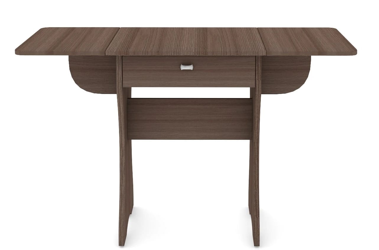 СТОЛ РАСКЛАДНОЙ С ЯЩИКОМ 600/1200*570*750 (шимо темный) - фото 8