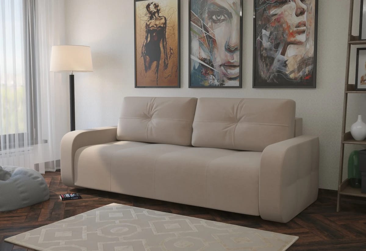 ДЖУНО (Дакота 3 (Dakota 3)  / Ножка декоративная (Москва) холст белый) - фото 4