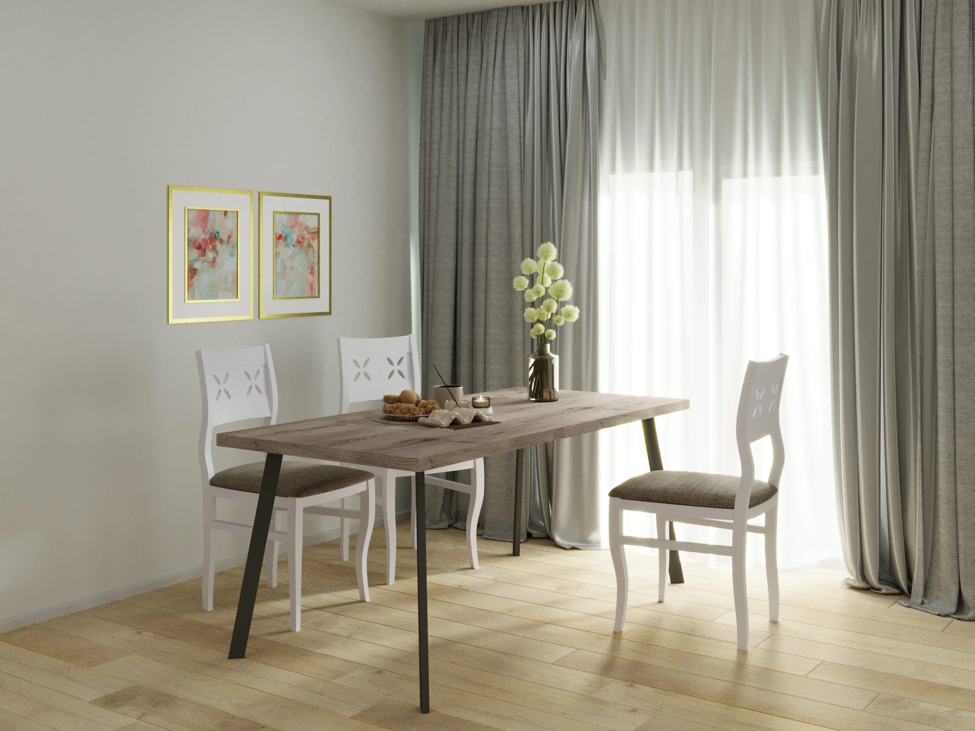 БЕРНАР (БОРГ)-140 (Дуб веллингтон/Чёрный) - фото 8