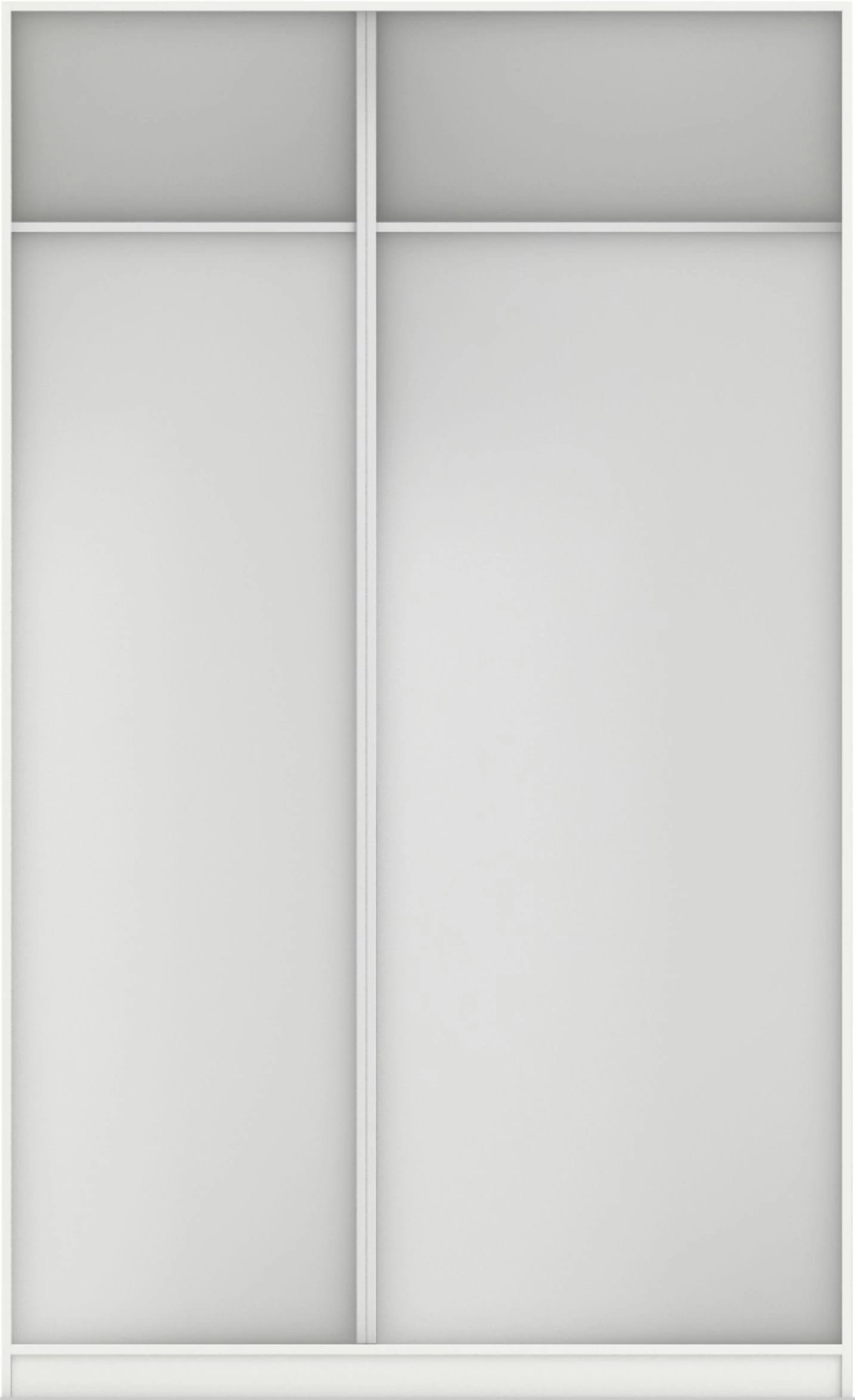 КОРПУС ШКАФА 1400*450*2300 ММ С АНТРЕСОЛЬНЫМИ ПОЛКАМИ (Корпус: БЕЛЫЙ шагрень, Наполнение: БЕЛЫЙ шагрень) - фото 3