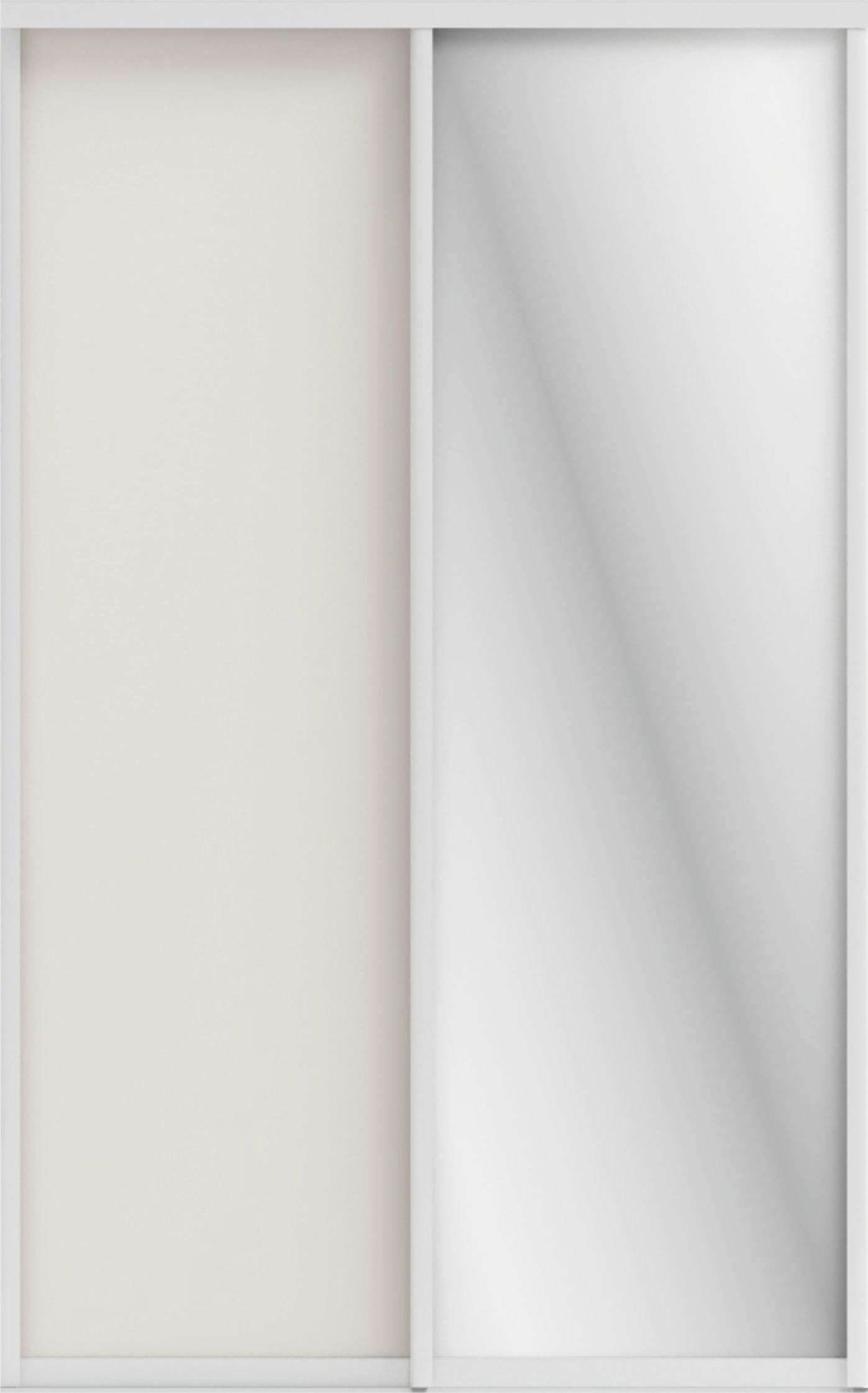 ОРИОН (ЗЕРКАЛО/ЛДСП) (тэффи (легкий шелк)/профиль С хром) - фото 1