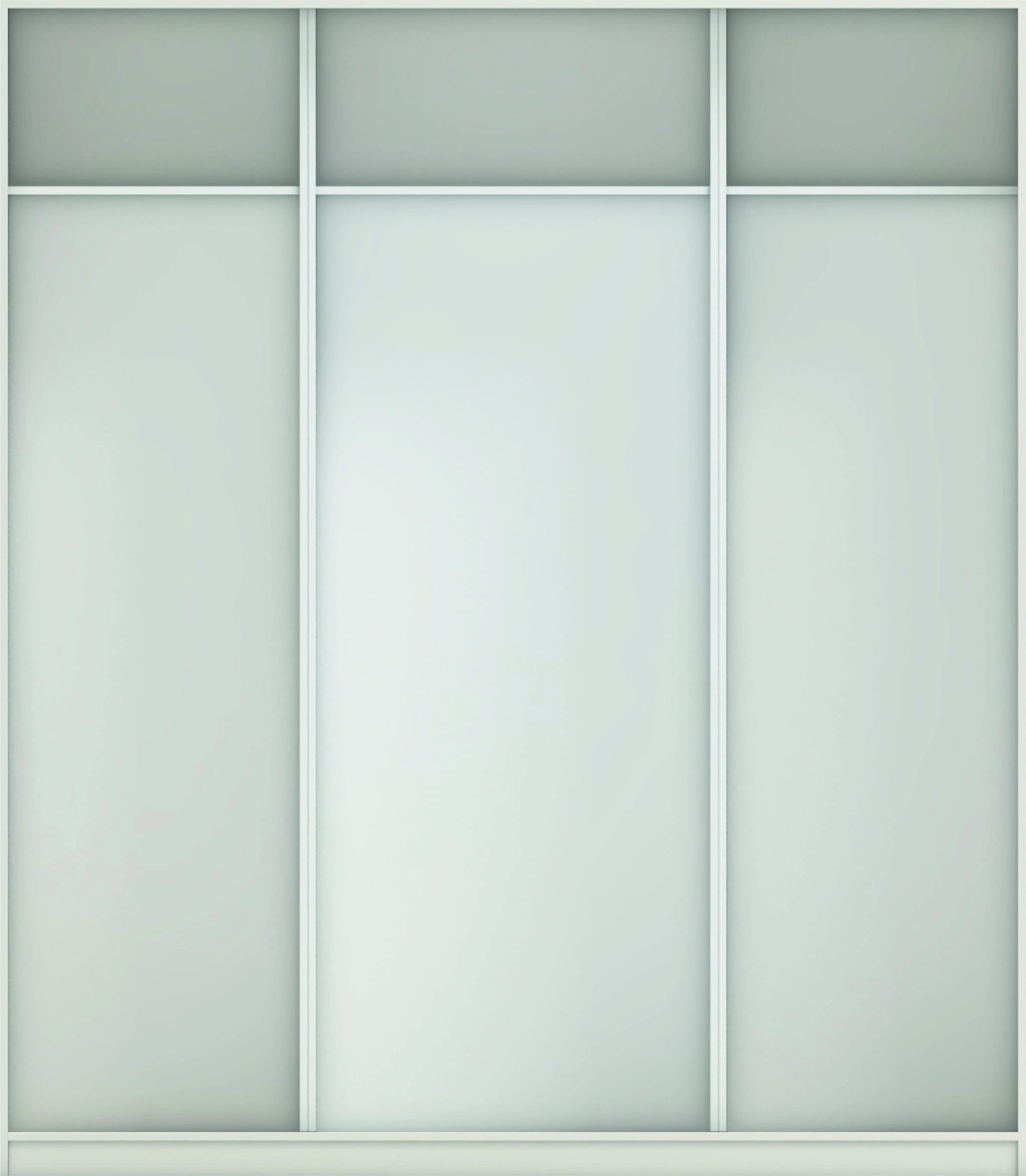 КОРПУС ШКАФА 2000*600*2300 ММ С АНТРЕСОЛЬНЫМИ ПОЛКАМИ (Корпус: ТЭФФИ, Наполнение: БЕЛЫЙ шагрень) - фото 3