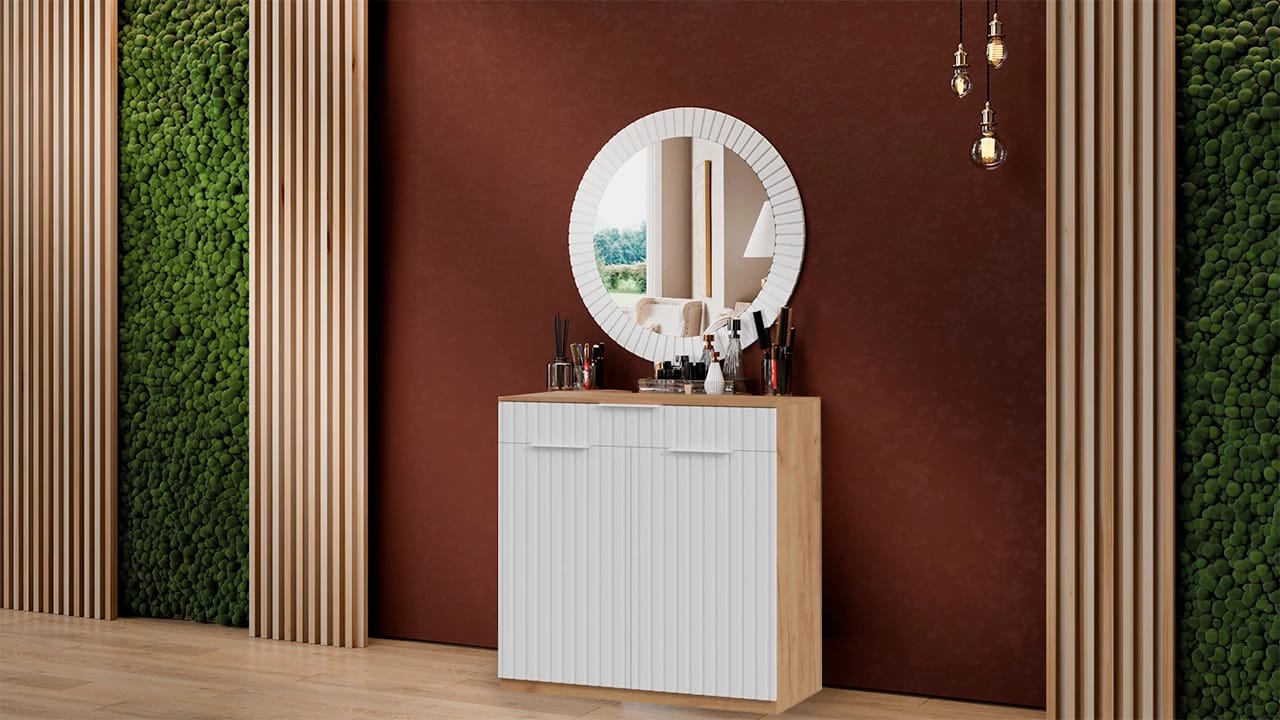 ХИЛТОН (Дуб Крафт Золотой/Белый матовый) - фото 6