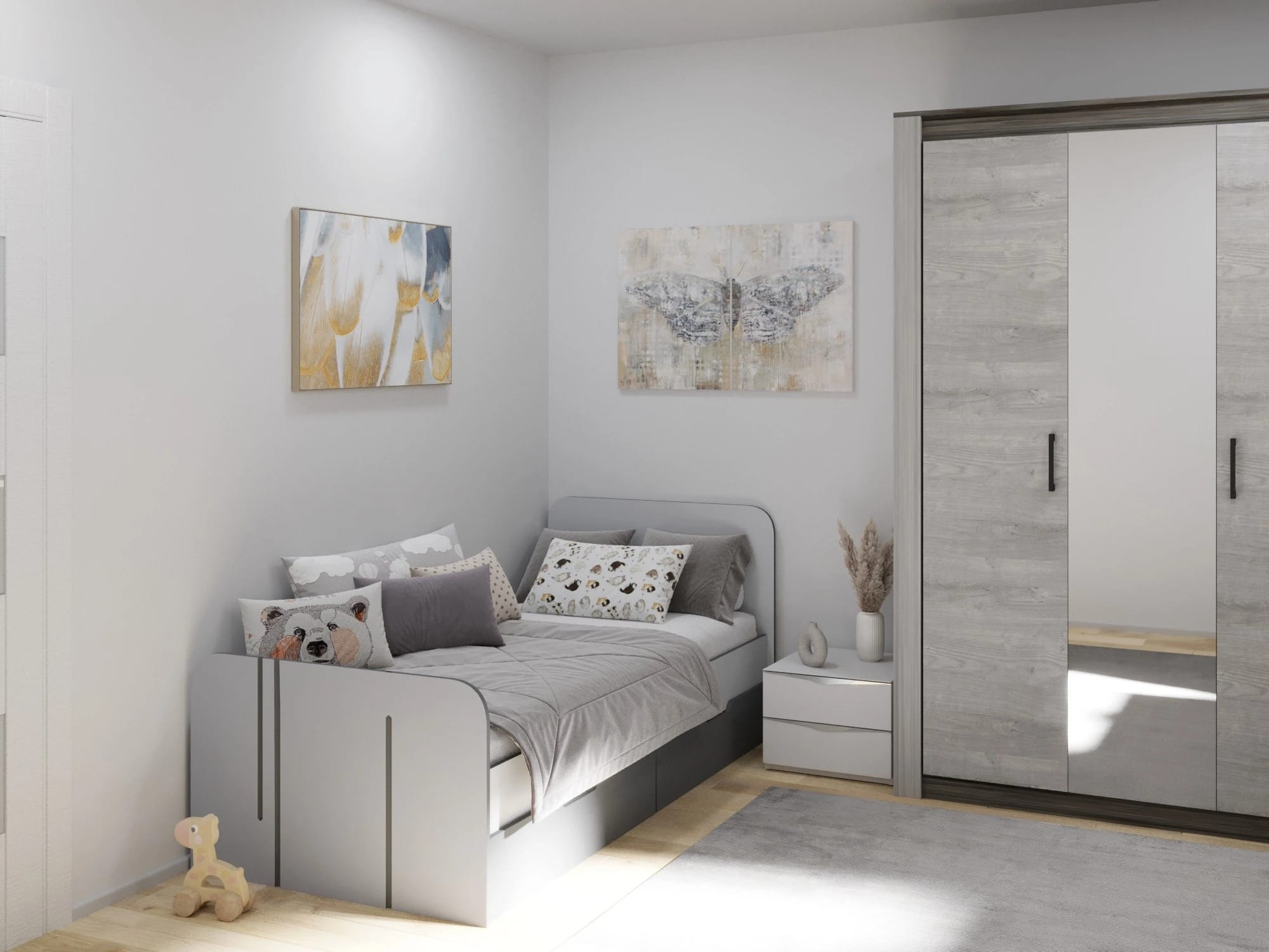 ГРЕЙ (белый/т.серый) - фото 4