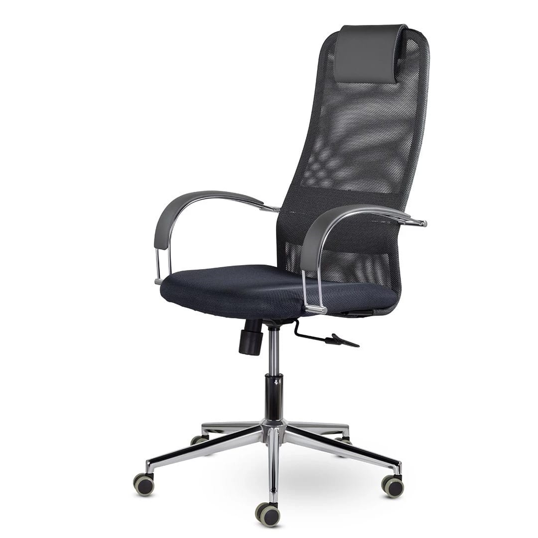 СОЛО (СН-601) (S-0401 (черный) экокожа/TW-01/Е11-к (черный) сетка) - фото 1