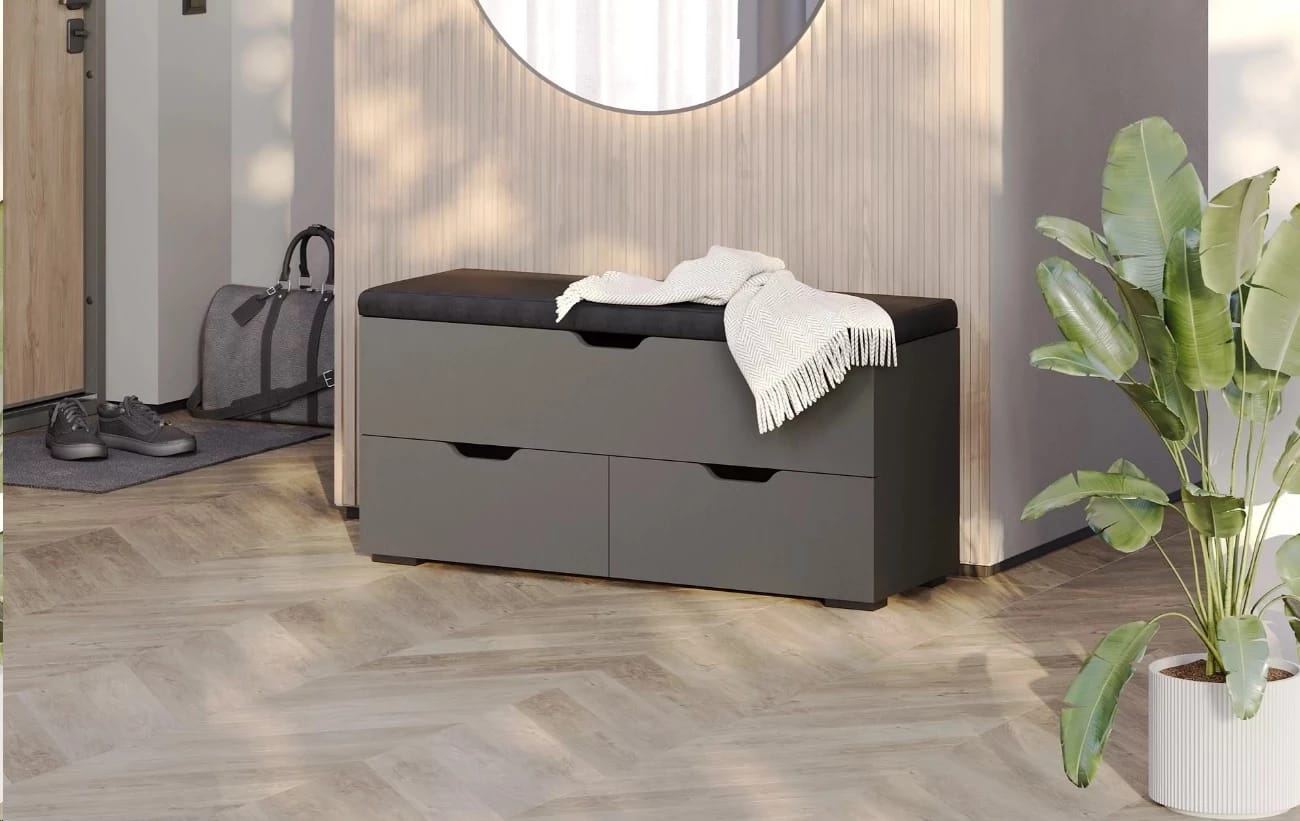 ФЛИНТ (графит/к/з черный) - фото 2