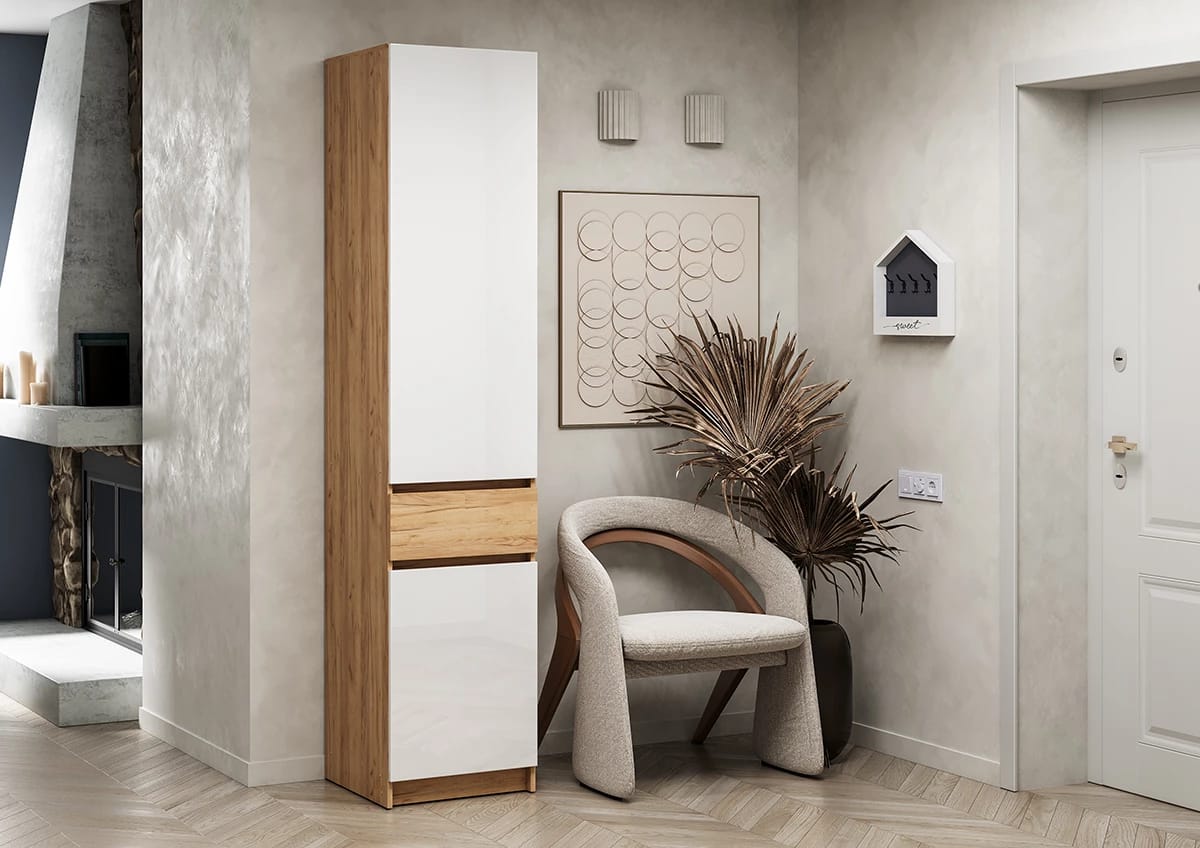 СТОУБИ (дуб крафт золотой/глянец белый) - фото 3