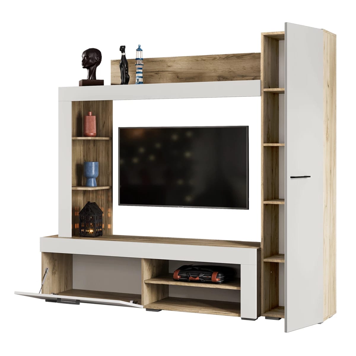 НИКОЛЬ (дуб крафт серый/софт айвори) - фото 2