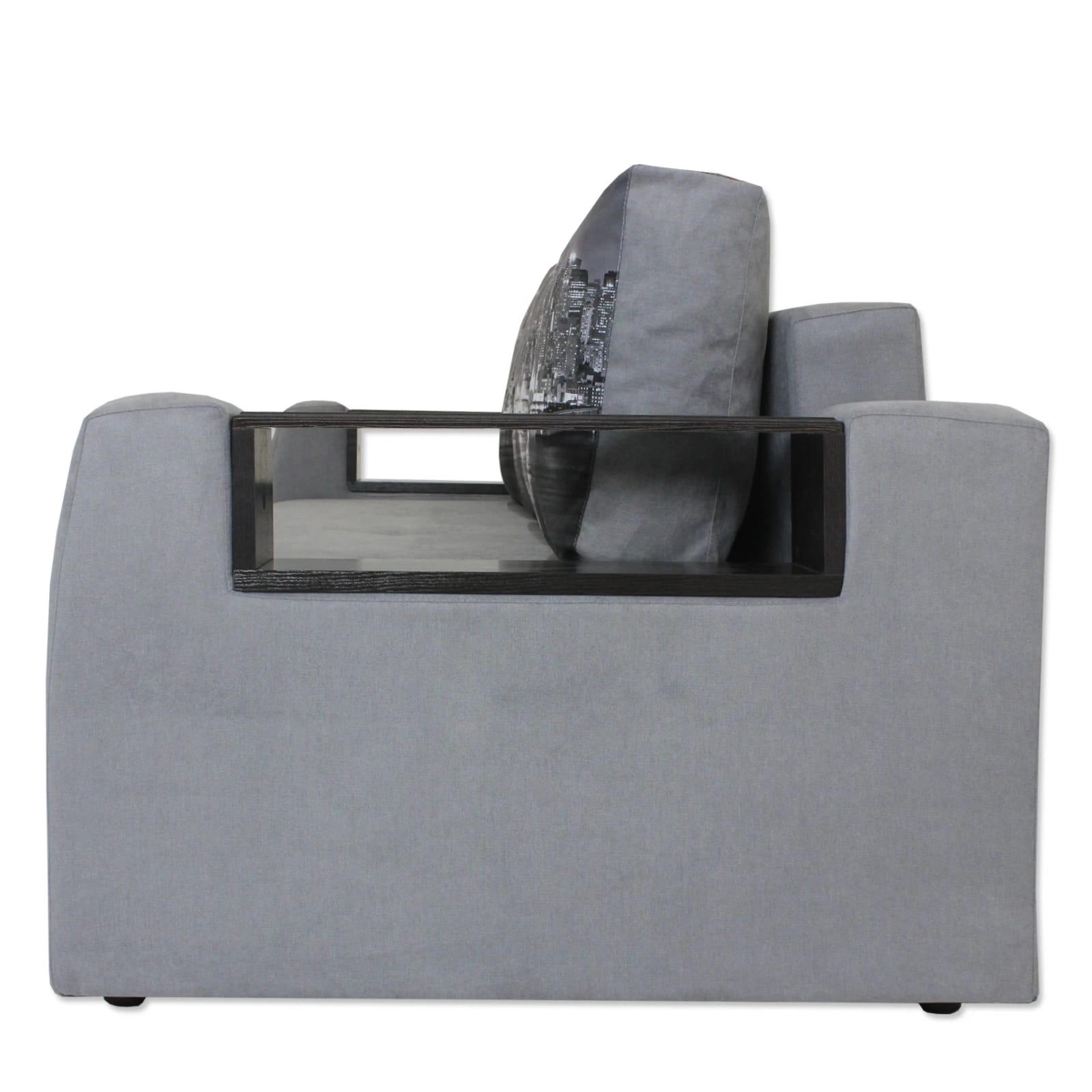 БЛЮЗ-1 (Хаки 05 серый, Купон Ночной город ч/б 0070.02) - фото 5