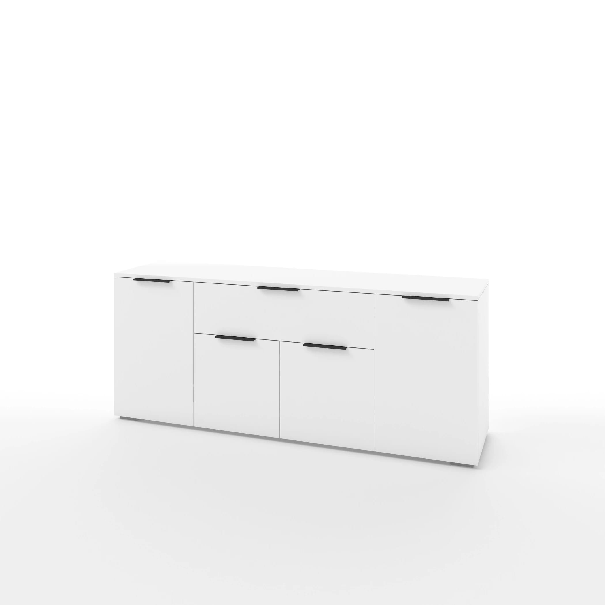 ОСЛО (OSLO) (белый шагрень/ ручка СА-1, цвет - черный) - фото 1