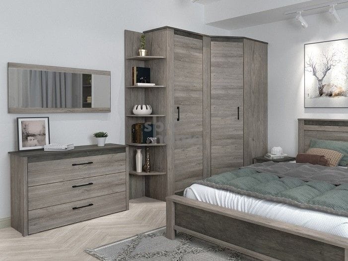 ДЕНВЕР NEW (риббек серый/камень темный) - фото 2