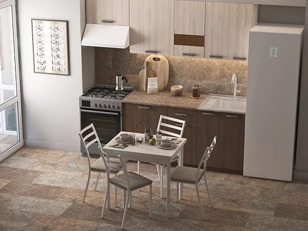 ДЕЛЬТА.2 (Белый Муар (0124)/ВИНИЛИСКОЖА  Серый (0008) (без съемного чехла)) - фото 2