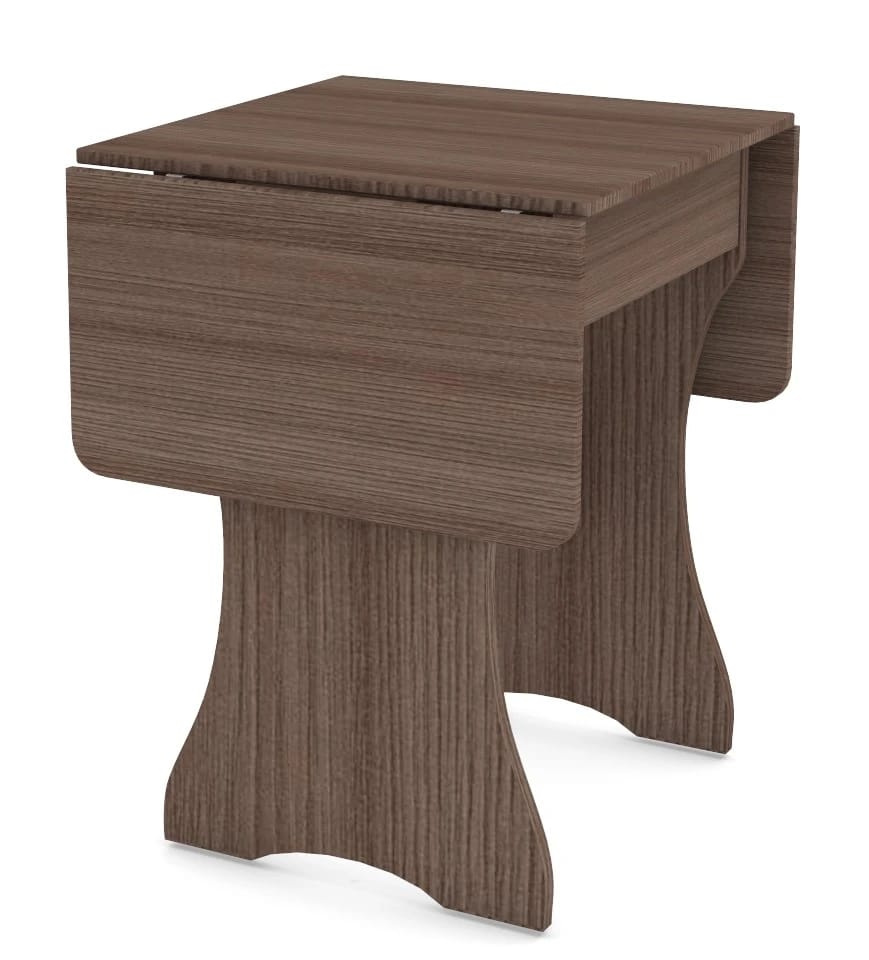 СТОЛ РАСКЛАДНОЙ С ЯЩИКОМ 600/1200*570*750 (шимо темный) - фото 4