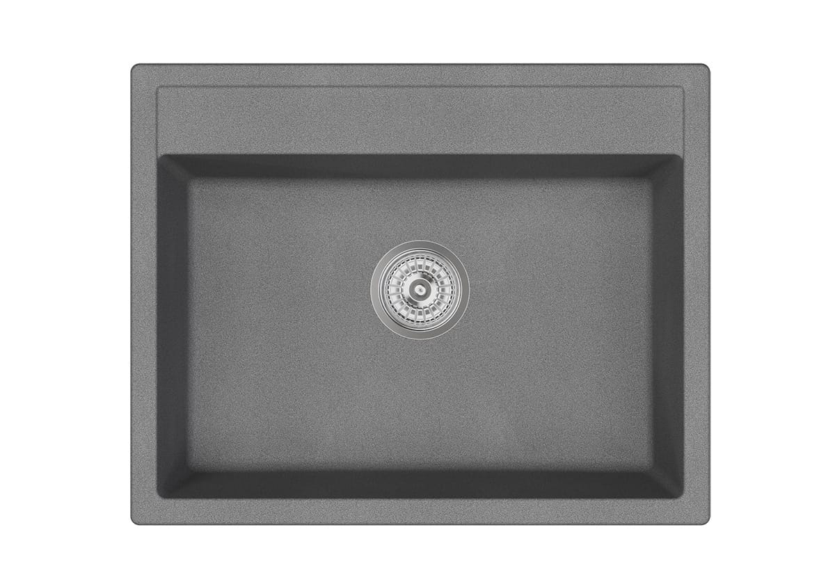 EMAR ГРАНИТ EMQ-1640.Q МОЙКА ВРЕЗНАЯ 640*510 (антрацит) - фото 1